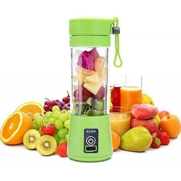 Mini USB Rechargeable Portable Electric Fruit Juicer – Smoothie Maker & Blender Machine - Image 2