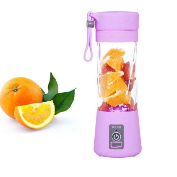 Mini USB Rechargeable Portable Electric Fruit Juicer – Smoothie Maker & Blender Machine - Image 3