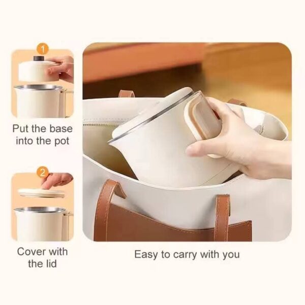 Portable Electric Kettle – Compact & Fast Water Boiler for Travel, Office, and Home - Image 2