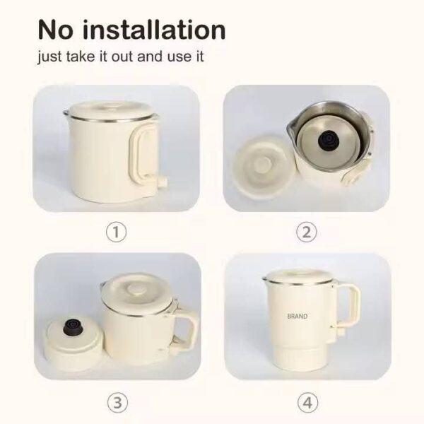 Portable Electric Kettle – Compact & Fast Water Boiler for Travel, Office, and Home - Image 3