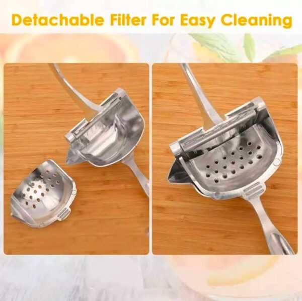 Manual Fruit Juicer – Heavy Duty Hand Press Juice Extractor for Fresh Fruit (Aluminum Alloy)