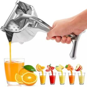 Manual Fruit Juicer – Heavy Duty Hand Press Juice Extractor for Fresh Fruit (Aluminum Alloy)