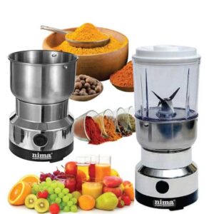 Nima 2 in 1 Electric Grinder and Juicer with Stainless Steel Blade
